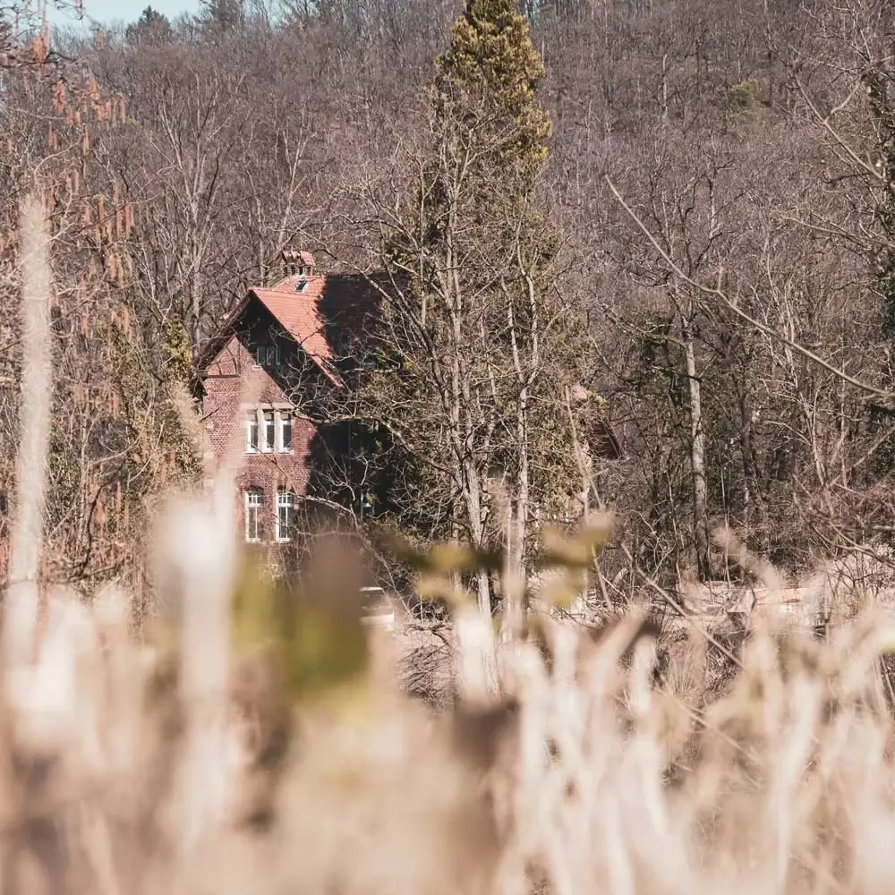 Ehemaliges Wohnhaus des Parkverwalters, heute Hotel mit Bürobetrieb